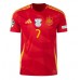 Camisa de time de futebol Espanha Alvaro Morata #7 Replicas 1º Equipamento Europeu 2024 Manga Curta